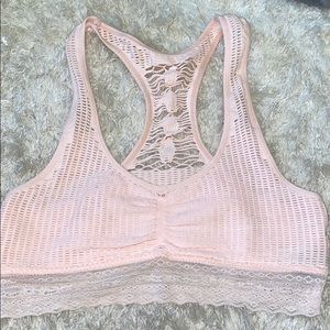 FREE PRESS LIGHT PINK BRALETTE!!!!